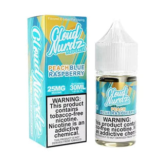 CLOUD NURDZ SALT PEACH BLUE RASPBERRY ICED 30ML