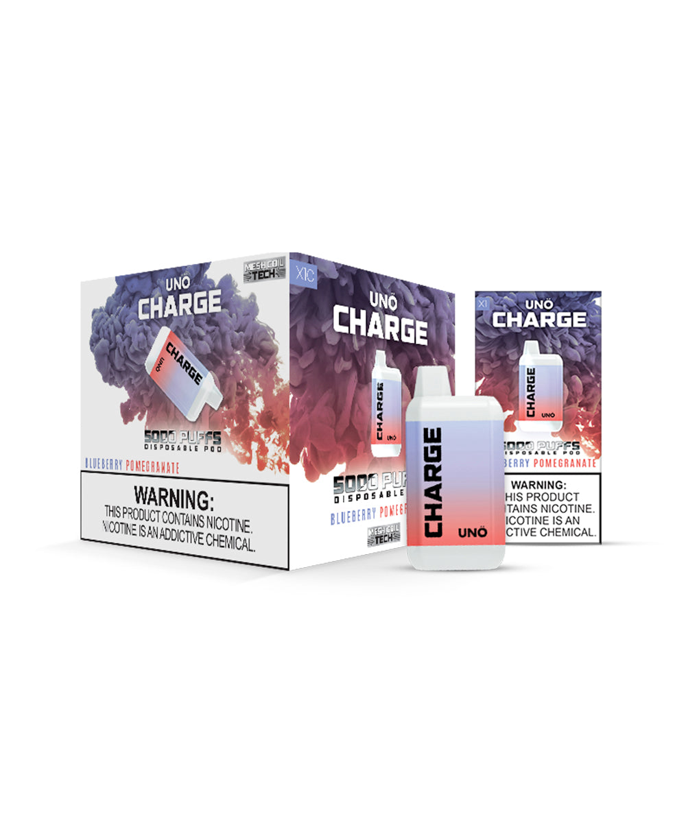 UNO Charge Disposable Blueberry Pomegranate 5000 PUFFs