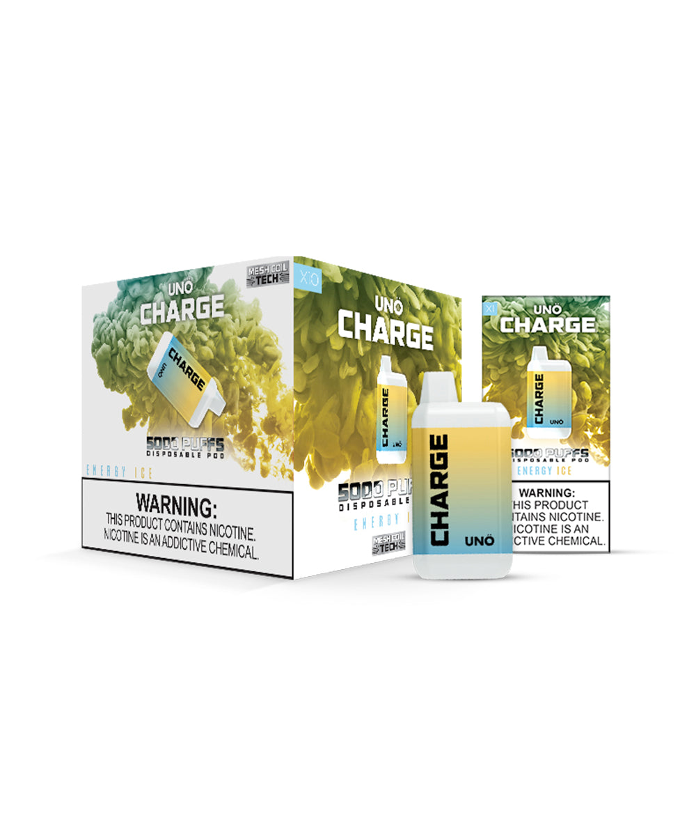 UNO Charge Disposable Energy Ice 5000 PUFFs