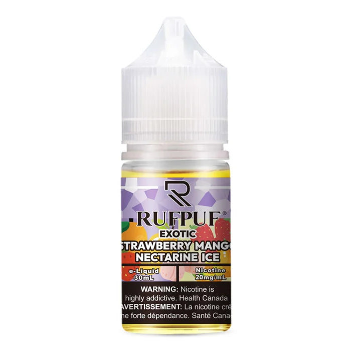 RufPuf Exotic Strawberry Mango Nectarine Ice Nic Salt – 30ml