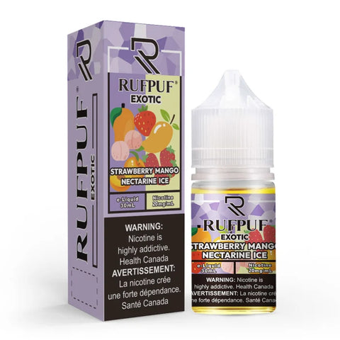 RufPuf Exotic Strawberry Mango Nectarine Ice Nic Salt – 30ml