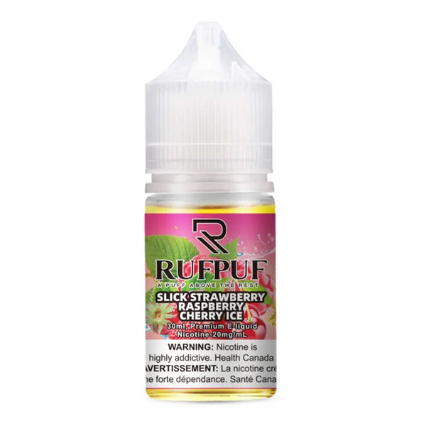 RufPuf Slick Strawberry Raspberry Cherry Ice Nic Salt – 30ml