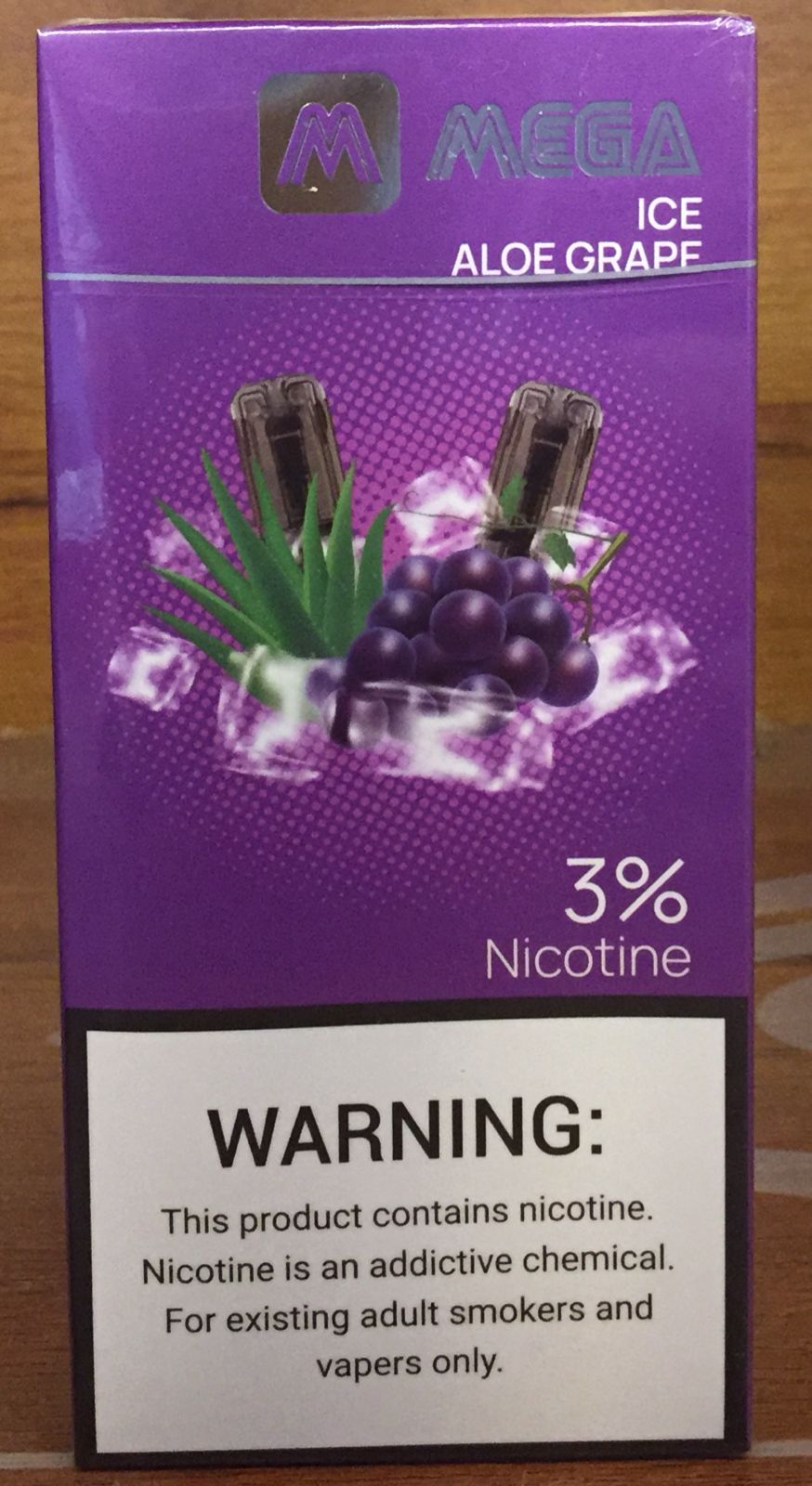 Mega X prime - Ice Aloe Grape Replacement Pods