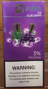 Mega X prime - Ice Aloe Grape Replacement Pods