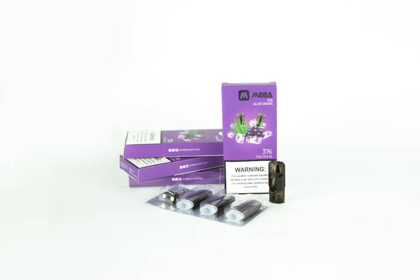 Mega X prime - Ice Aloe Grape Replacement Pods