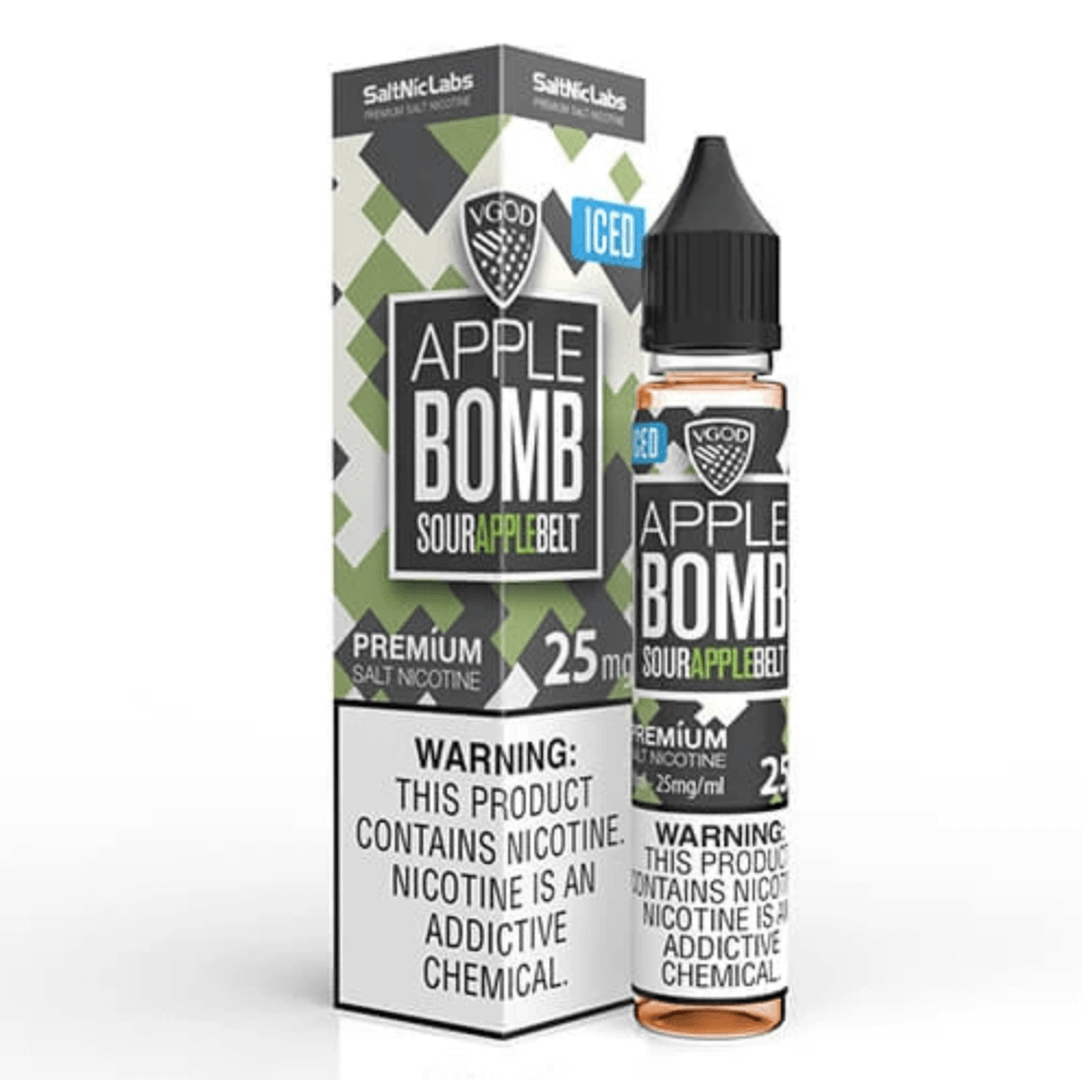 VGOD SALTNIC EJUICE - ICED APPLE BOMB - 30ML - VapeNationpk